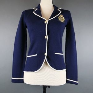 Lauren By Ralph Lauren Blue Blazer Size P